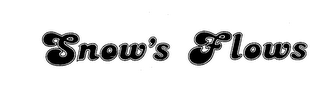 SNOW'S FLOWS trademark