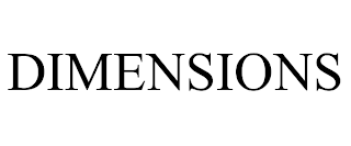 DIMENSIONS trademark