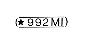 992 MI trademark