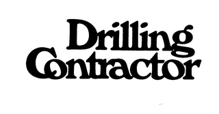 DRILLING CONTRACTOR trademark