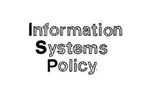 INFORMATION SYSTEMS POLICY