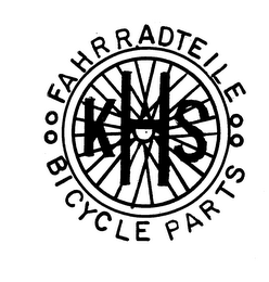 KHS BICYCLE PARTS trademark
