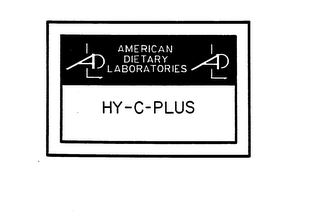 AMERICAN DIETARY LABORATORIES HY-C-PLUS ADL