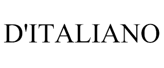 D'ITALIANO trademark