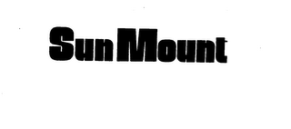 SUNMOUNT trademark
