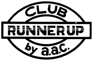 CLUB RUNNER UP BY A.A.C.