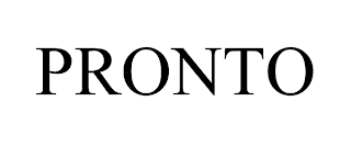 PRONTO trademark