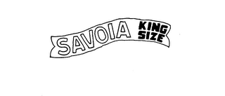 SAVOIA KING SIZE trademark