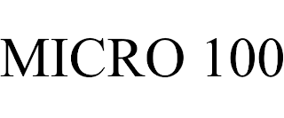 MICRO 100 trademark
