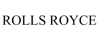 ROLLS ROYCE trademark