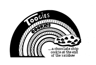 TOOGIES COOKIES...A CHOCOLATE CHIP COOKIE AT THE END OF THE RAINBOW