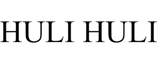 HULI HULI trademark