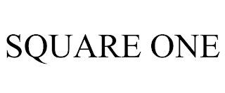 SQUARE ONE trademark