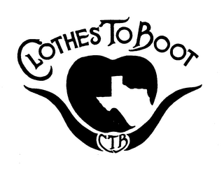 CLOTHES TO BOOT CTB trademark