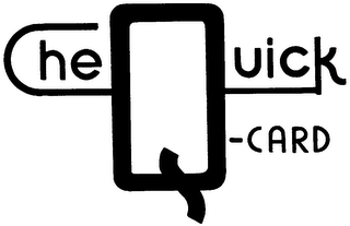 CHEQUICK Q-CARD