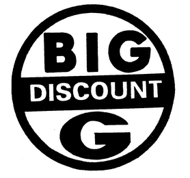 BIG DISCOUNT G trademark
