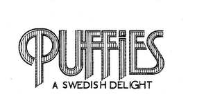 PUFFIES A SWEDISH DELIGHT trademark
