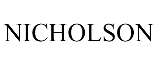 NICHOLSON trademark