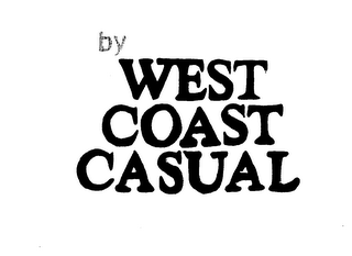 BY WEST COAST CASUAL trademark