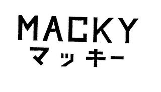 MACKY trademark