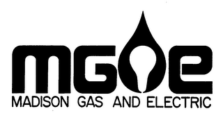 MG&E MADISON GAS AND ELECTRIC