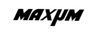 MAXµM trademark