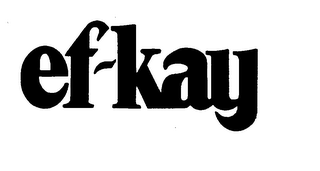 EF-KAY trademark