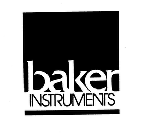 BAKER INSTRUMENTS