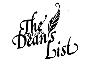 THE NATIONAL DEAN'S LIST trademark
