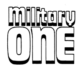 MILITARY ONE