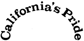 CALIFORNIA'S PRIDE