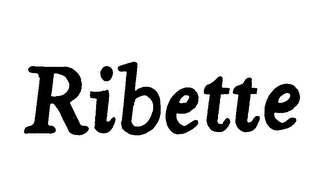 RIBETTE trademark