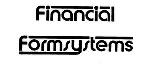 FINANCIAL FORMSYSTEMS trademark
