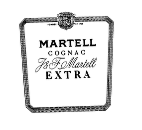 MARTELL COGNAC EXTRA J&F MARTELL