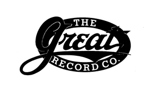 THE GREAT RECORD CO. trademark