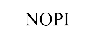 NOPI trademark