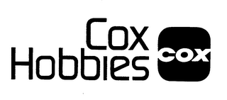 COX HOBBIES COX trademark