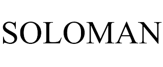 SOLOMAN trademark