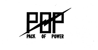 POP PACK OF POWER trademark