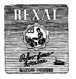 REXAL POLVO PARA HORNEAR BAKING POWDER. trademark