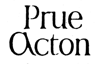 PRUE ACTON trademark
