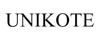 UNIKOTE trademark