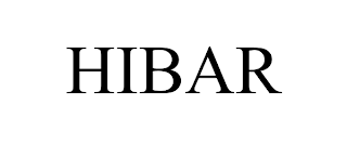 HIBAR trademark