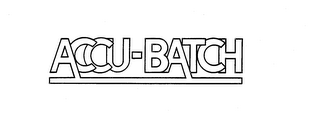 ACCU-BATCH