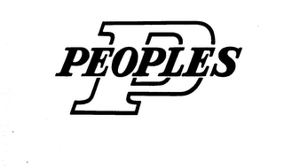 P PEOPLES trademark