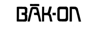 BAK-ON trademark
