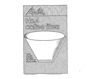 MELITTA NO.4 COFFEE FILTERS CONE-SHAPED FILTER GETS THE MOST OUT OF YOUR COFFEE