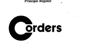 CORDERS trademark