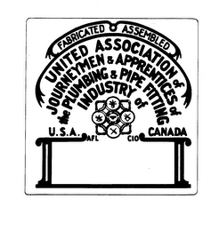 UNITED ASSOCIATION OF JOURNEYMEN AND APPRENTICES OF THE PLUMBING AND PIPE INDUSTTRY OF USA CANADA AFL-CIO