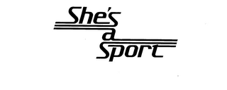 SHE'S A SPORT